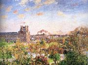 Camille Pissarro Spring garden under the sun oil painting picture wholesale